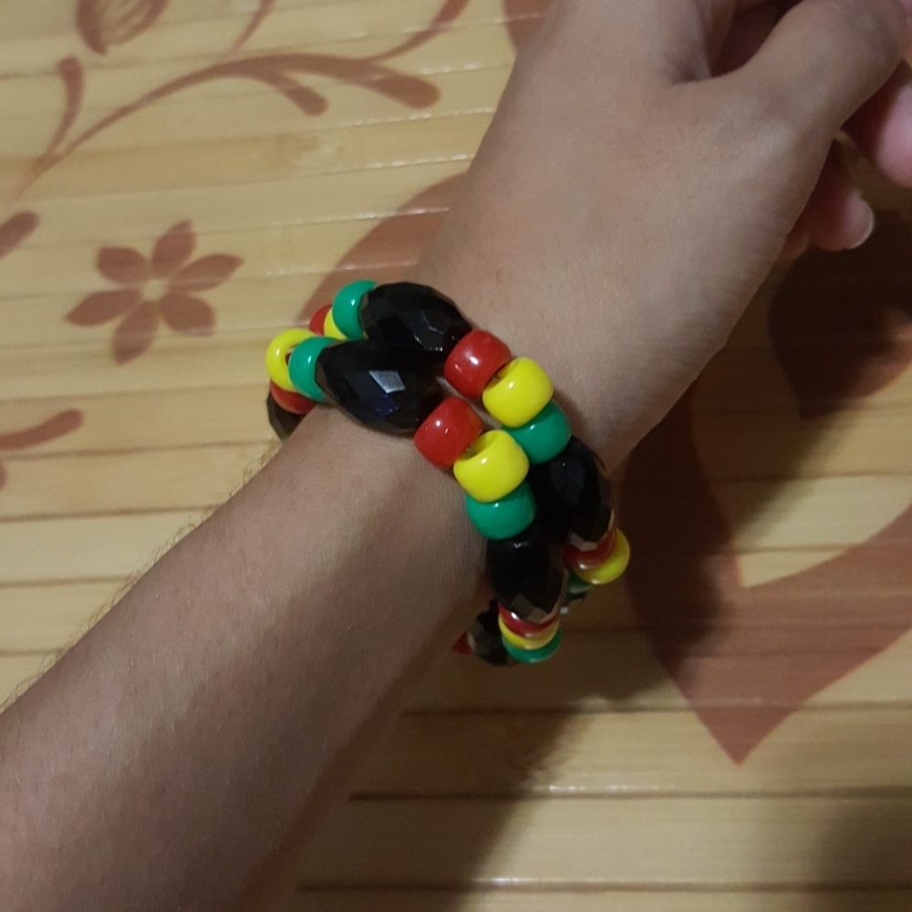Reggae style bracelets (2 Pieces)